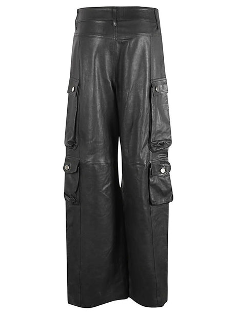 FERMAS CLUB 2024 Women's Black 23FW Straight Pants