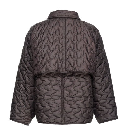 PINKO Classic Black Quilted Jacket with Pockets