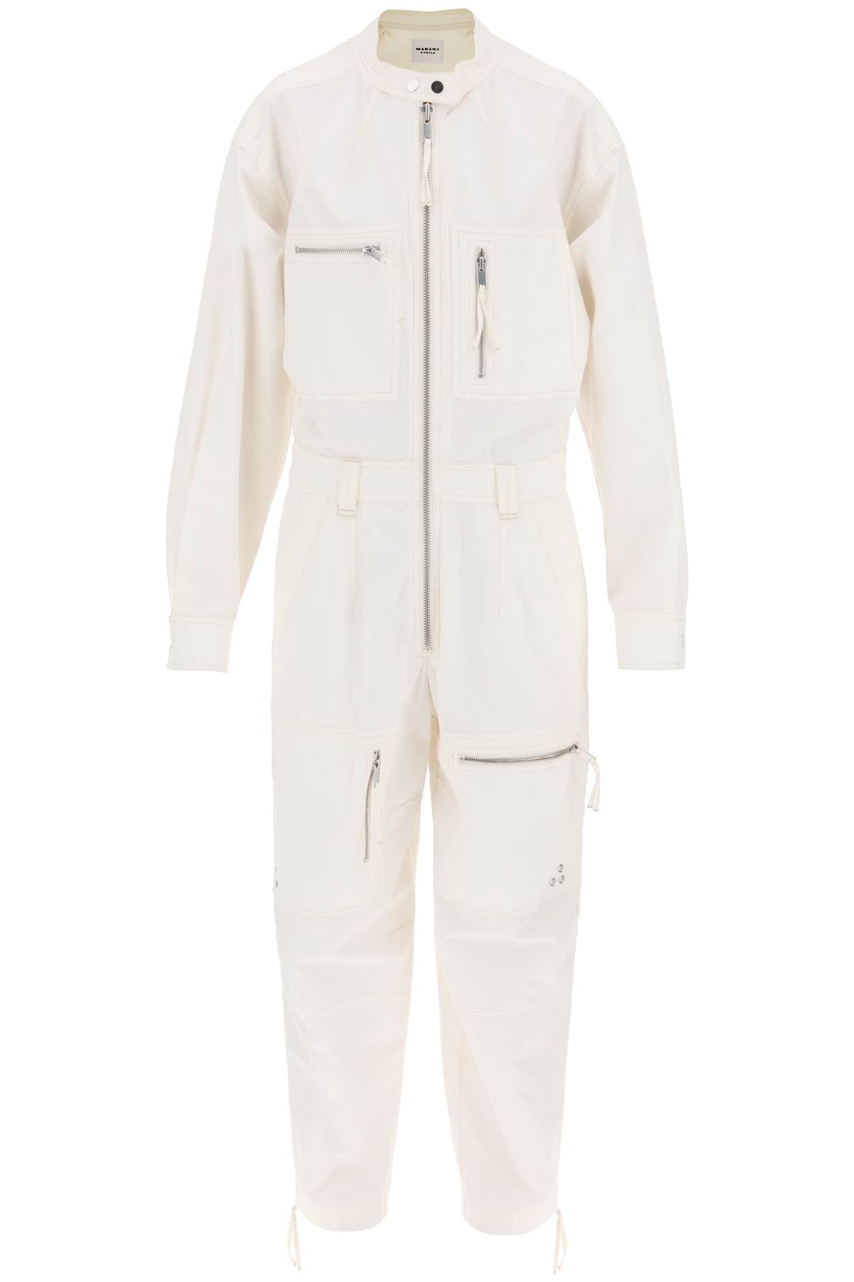 ISABEL MARANT ETOILE Organic Cotton Workwear Jumpsuit for Women | SS24 Collection