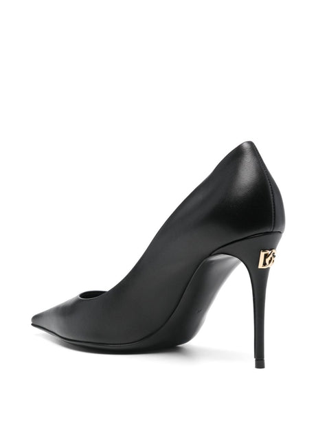 DOLCE & GABBANA Chic Leather Pumps for Women - Fall/Winter 2024