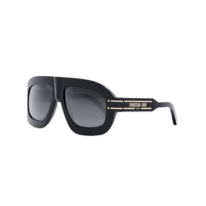 DIOR Dark Havana and Blue Women's Sunglasses