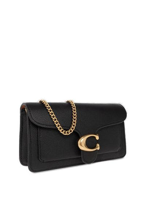 COACH Stylish Black Chain Clutch for Women: SS24 Fashion Must-Have