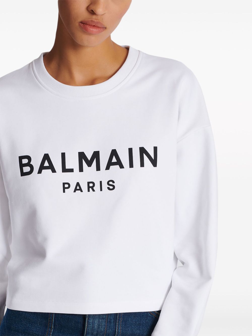 BALMAIN 24SS Women's White Tunic Top