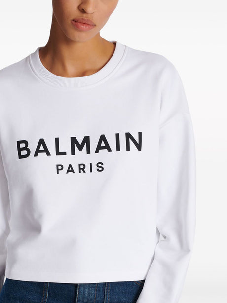 BALMAIN 24SS Women's White Tunic Top