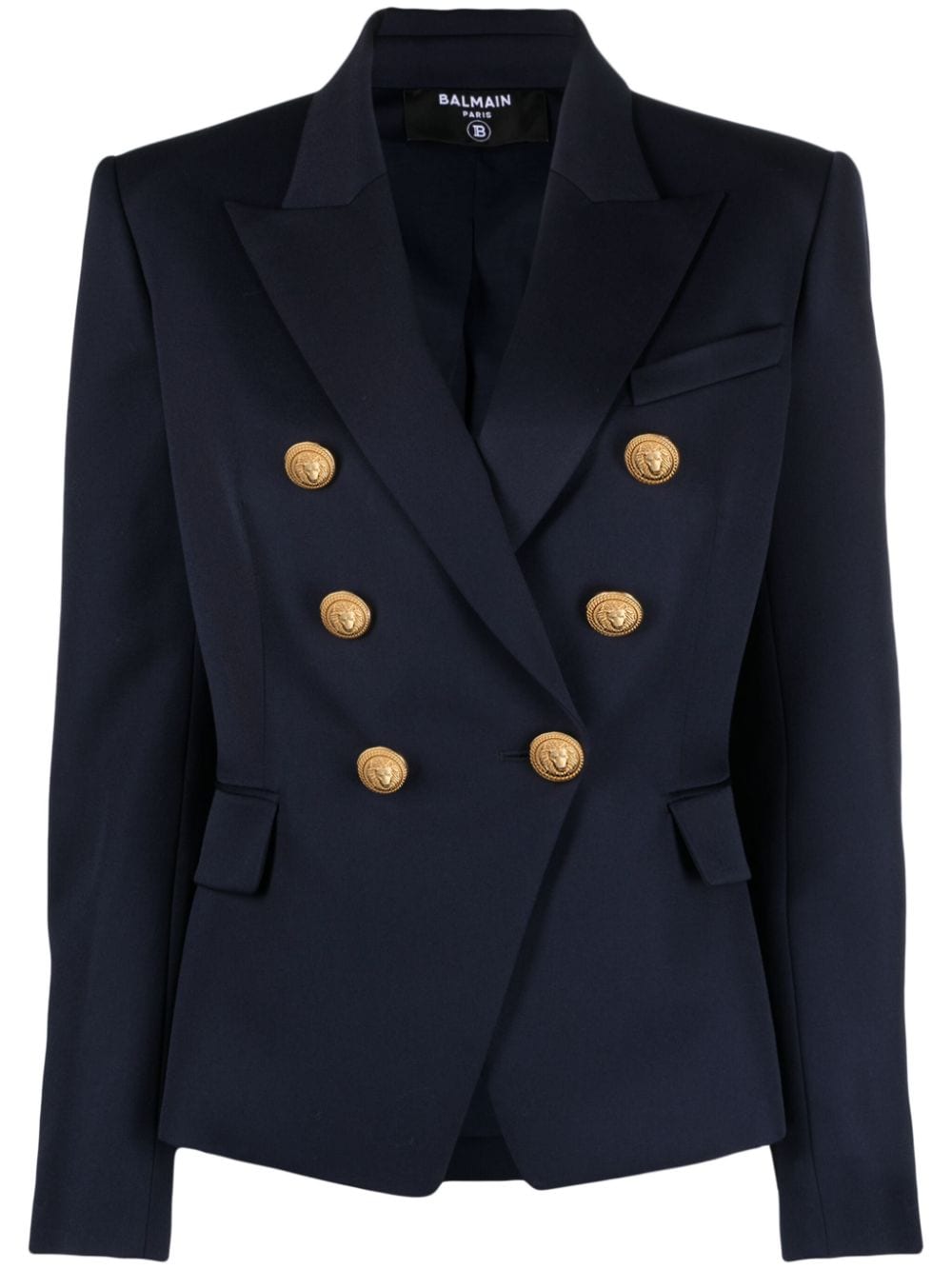 BALMAIN Blue 24SS Outer Jacket for Women