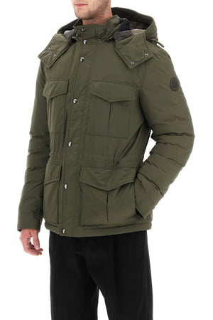 WOOLRICH Men's Green Aleutian Padded Jacket for FW23