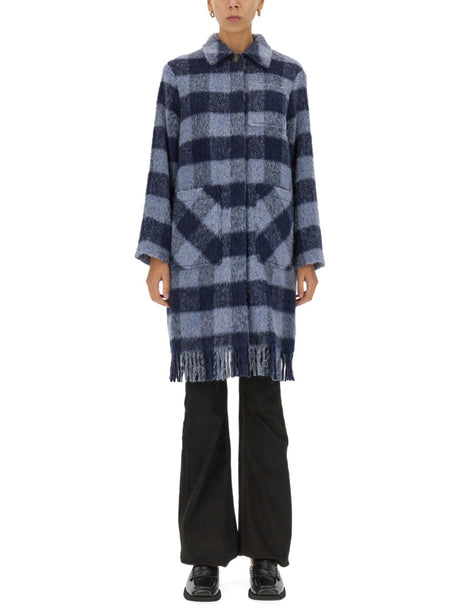 WOOLRICH Women's Check Print Classic Collar Jacket