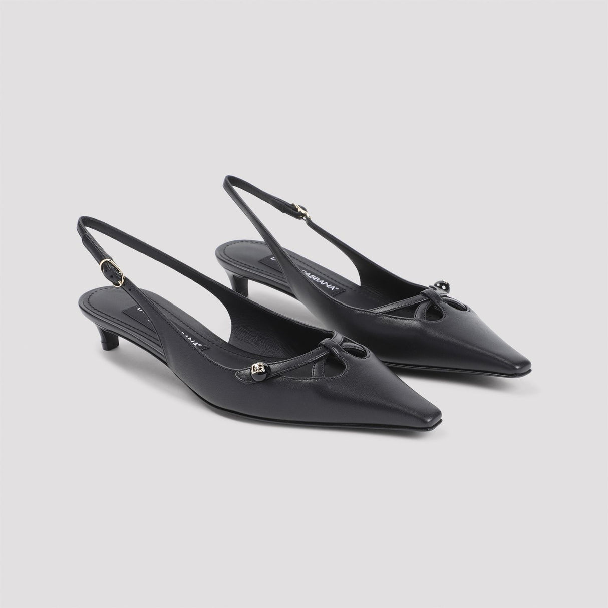 DOLCE & GABBANA 30MM Elegant Slingback Pumps