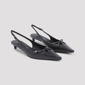 DOLCE & GABBANA Elegant Black Slingback Pumps