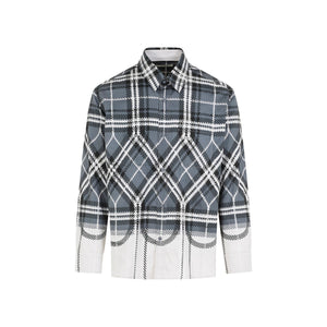 CRAIG GREEN Plaid Fade Button-Up Cotton Shirt