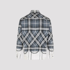 CRAIG GREEN Plaid Fade Button-Up Cotton Shirt