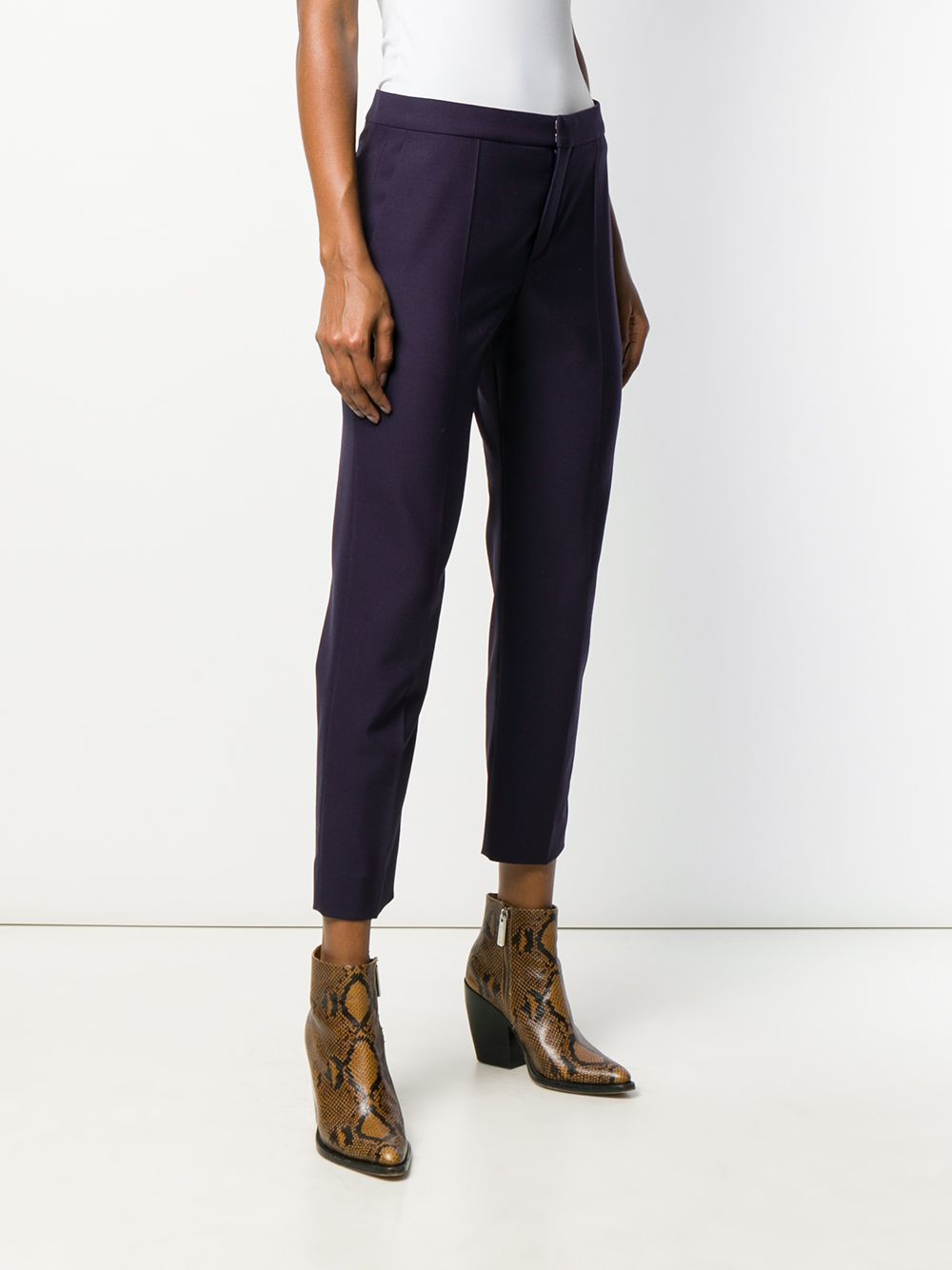 CHLOÉ Sophisticated Elastic Trouser in Moonless Night for Women 2024