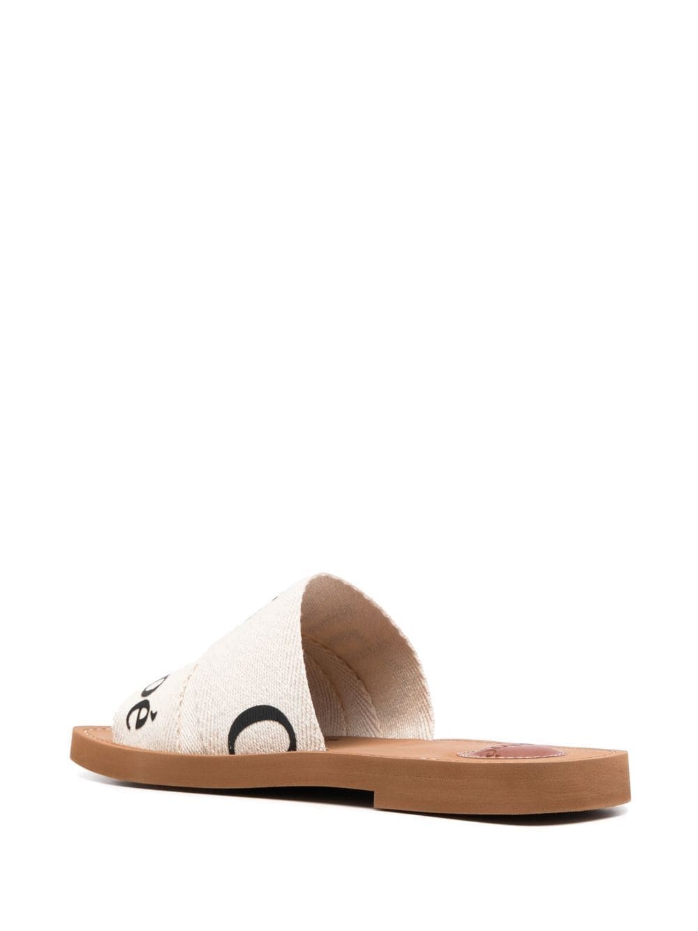 CHLOÉ Sleek Square-Toe Leather Sandals