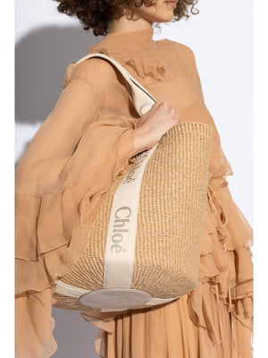 CHLOÉ Large Handwoven Basket Bag