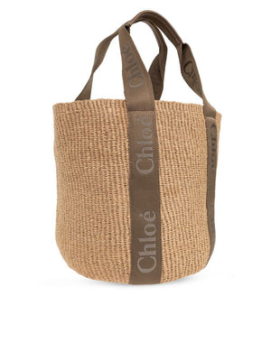 CHLOÉ Large Handwoven Basket Bag