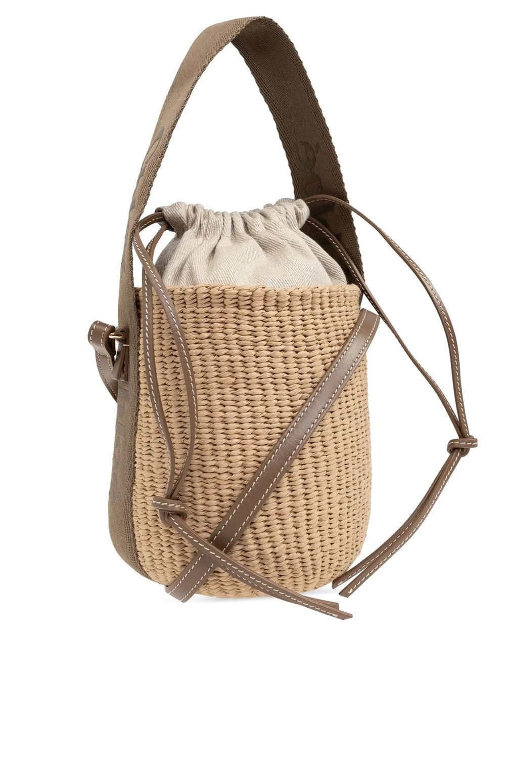 CHLOÉ Mini Woven Basket Handbag