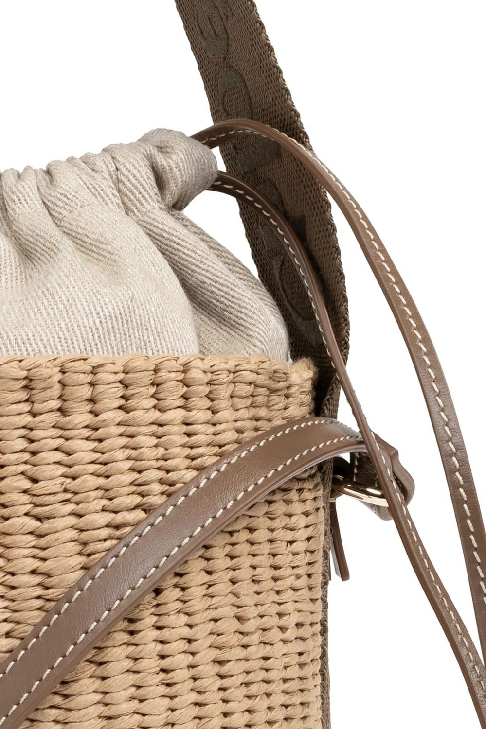 CHLOÉ Mini Woven Basket Handbag