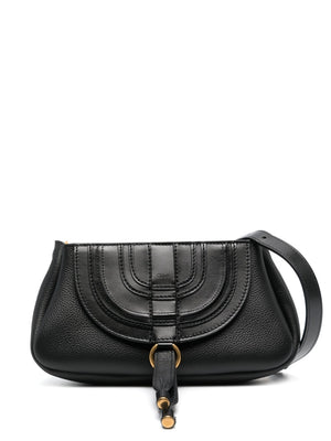 CHLOÉ Fashion Forward Black Leather Shoulder Handbag | Luxurious Style for Women