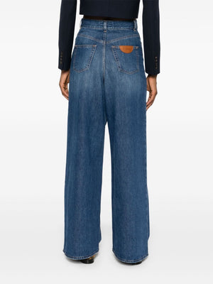 CHLOÉ Chic Bell Denim Jean Pants for Women