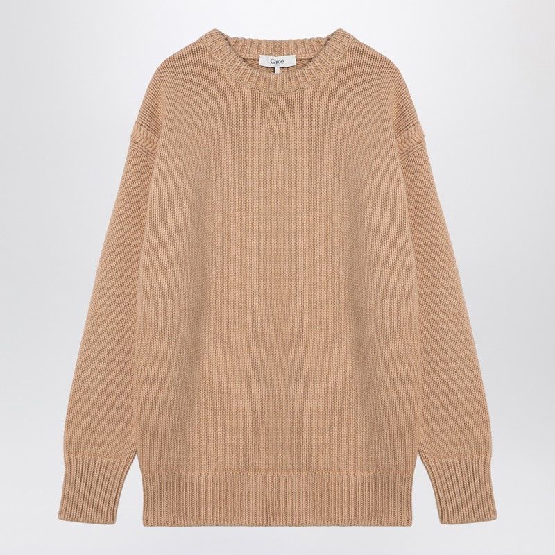 CHLOÉ Oversize Cashmere and Cotton Jumper