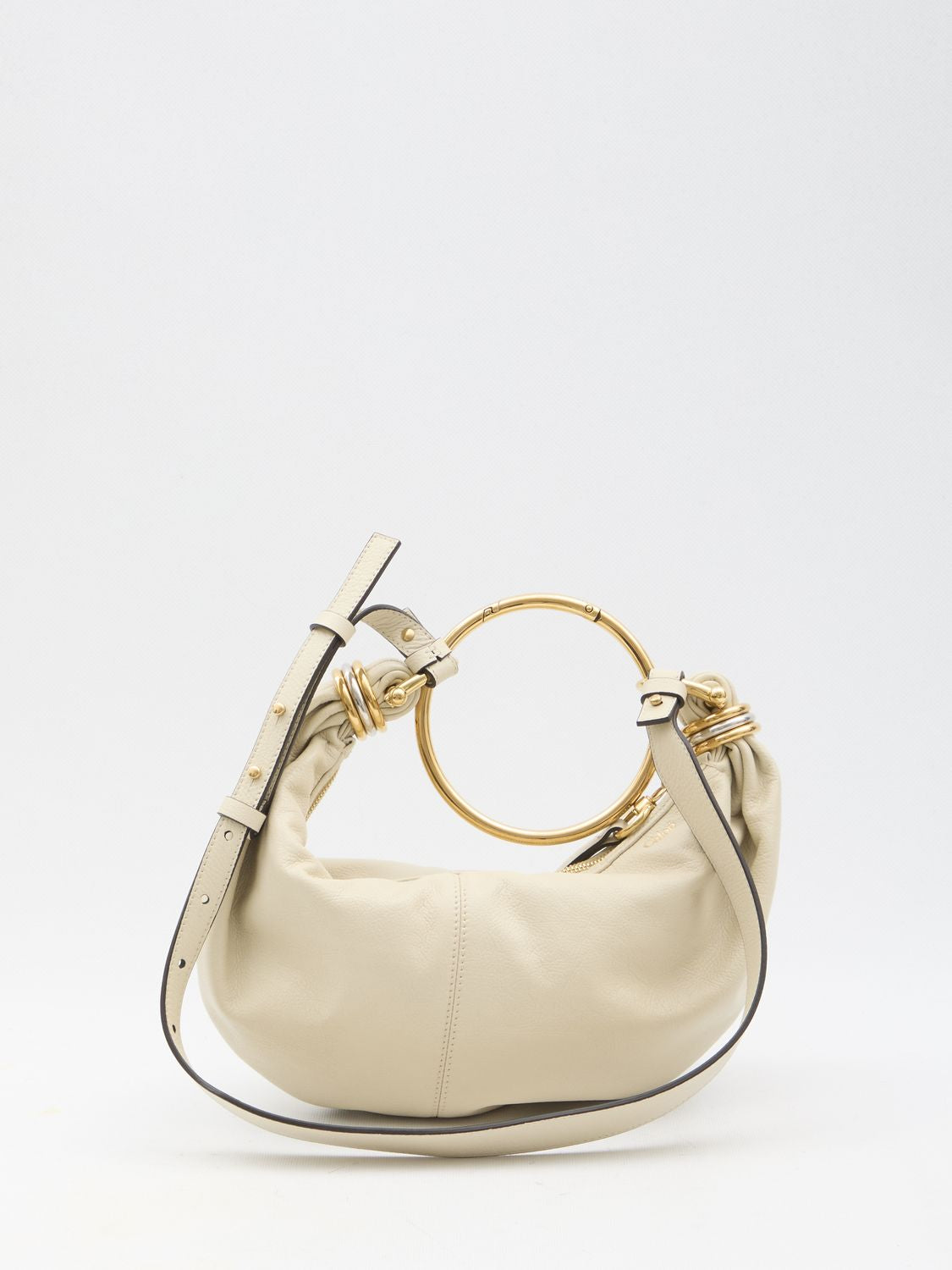 CHLOÉ Mini Hobo Handbag with Ring Handle - FW24