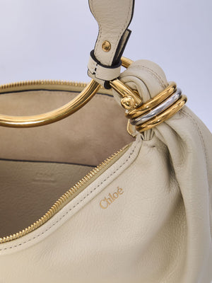 CHLOÉ Mini Hobo Handbag with Ring Handle - FW24