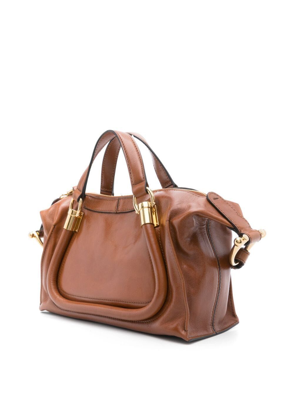 CHLOÉ Smooth Grain Leather Handbag with Adjustable Strap