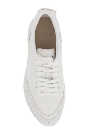 CHLOÉ White Track Sole Sneakers