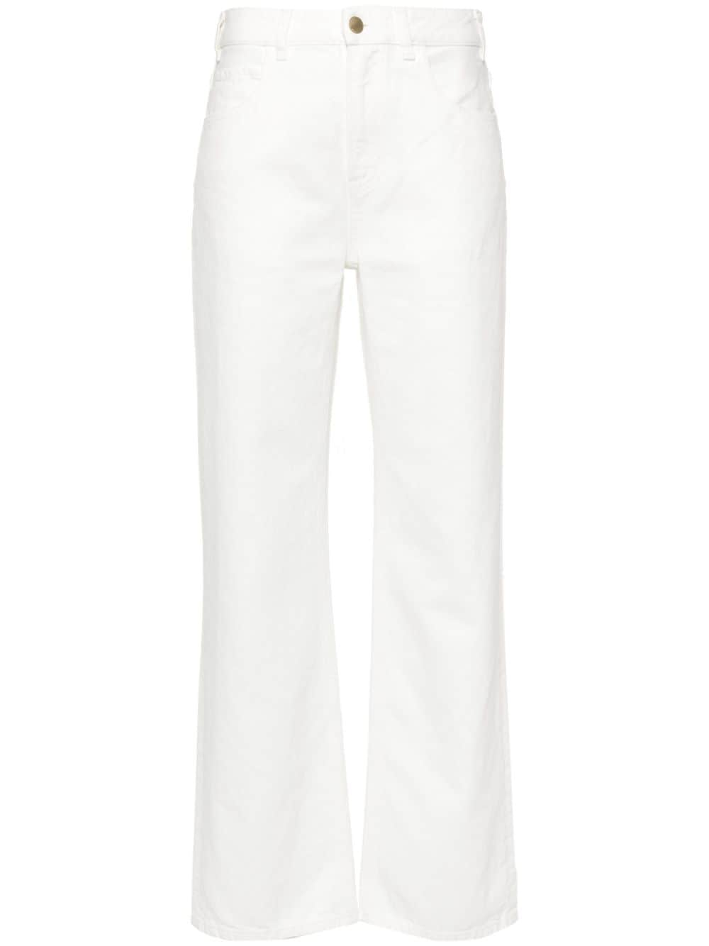 CHLOÉ Fashionable High-Waisted White Pants for Women