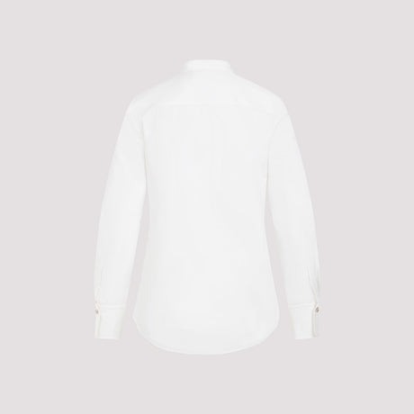 CHLOÉ Embellished Cotton Poplin Shirt - SS24