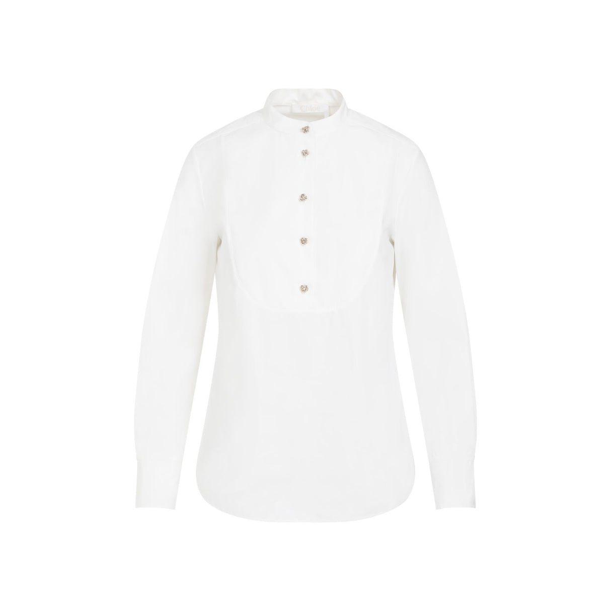 CHLOÉ Beige Cotton Shirt for Women - SS24 Collection