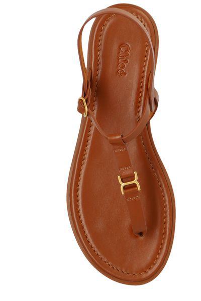 CHLOÉ Caramel Cowhide Summer Sandals