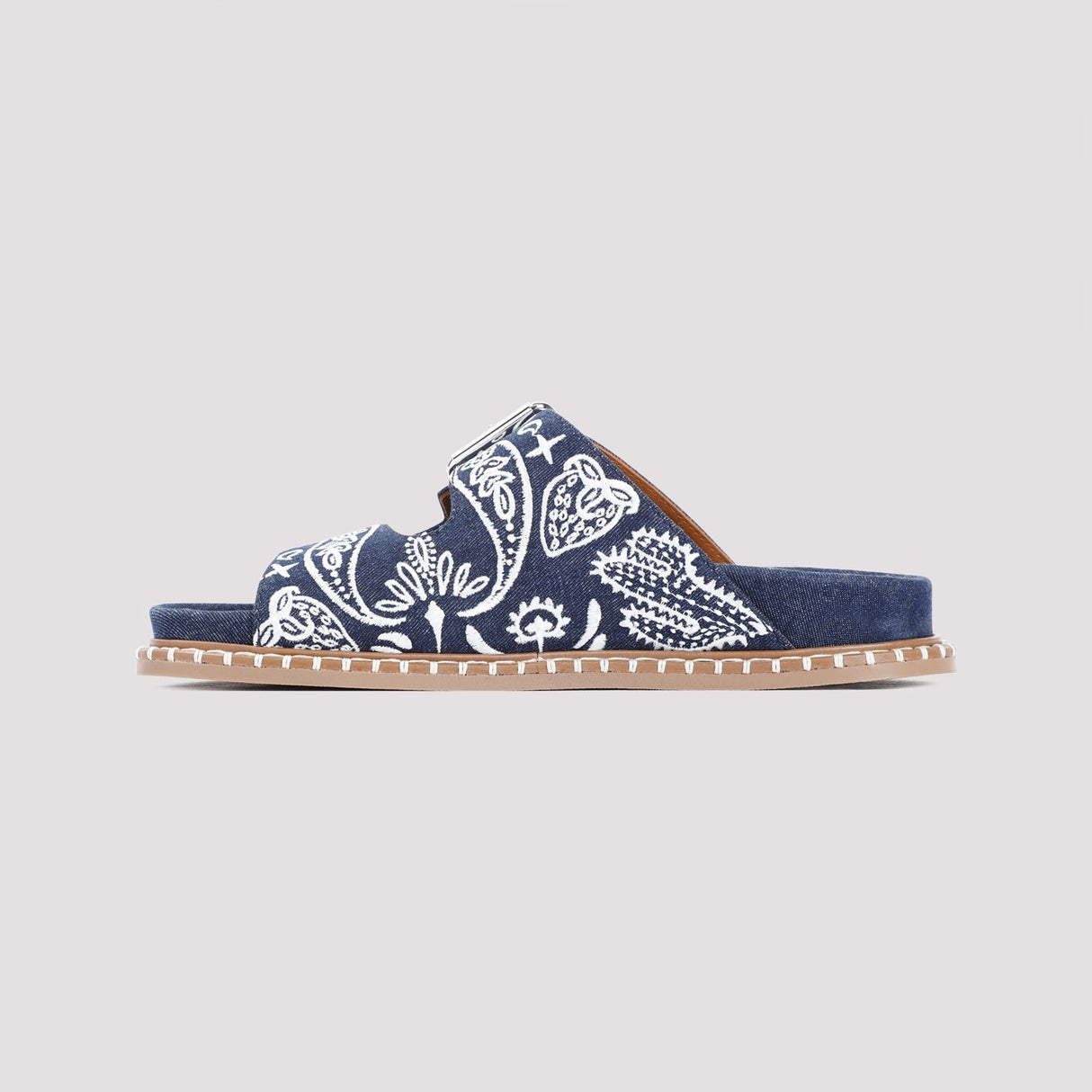 CHLOÉ Rebecca Azure Flat Sandals