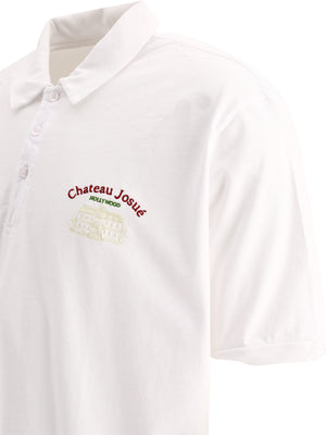 GALLERY DEPT. Men's White 'Chateau Josue' Polo Shirt for SS24