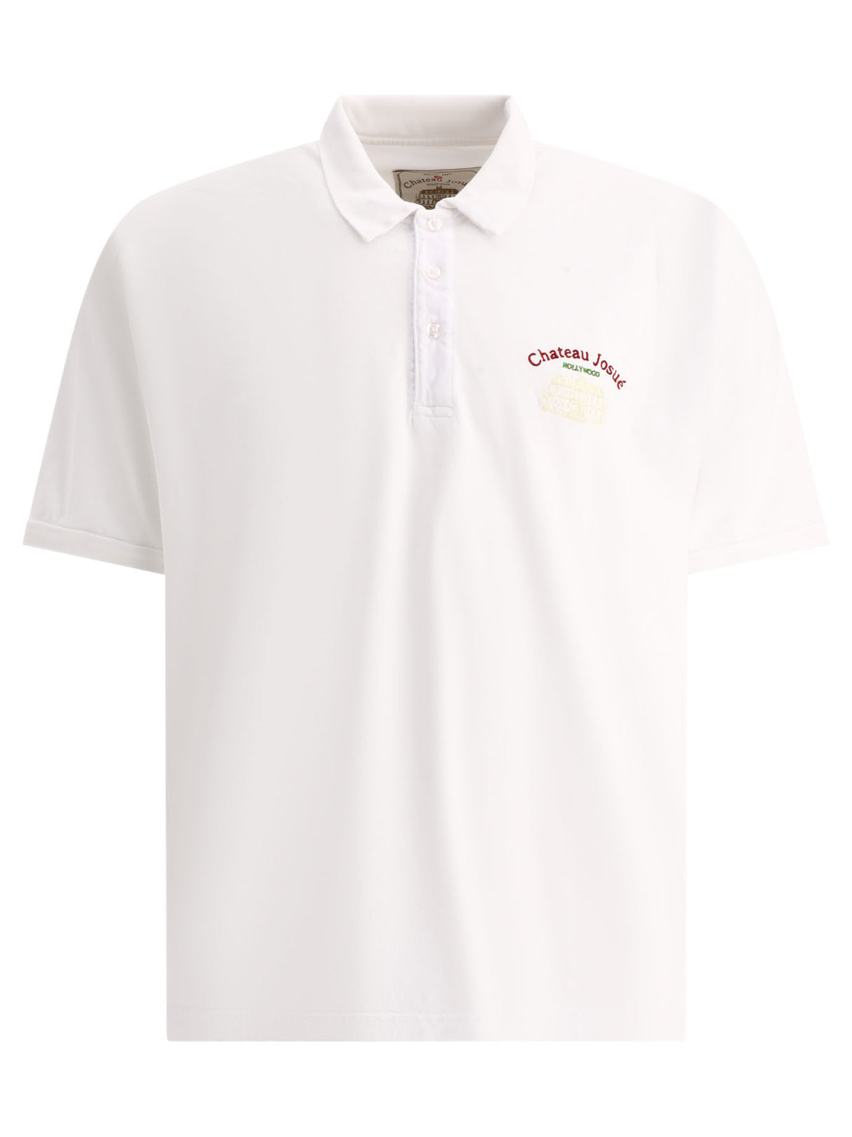 GALLERY DEPT. Men's White 'Chateau Josue' Polo Shirt for SS24