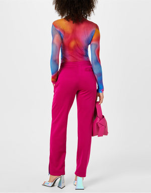 ACNE STUDIOS Fuchsia Pink Face Track Pants