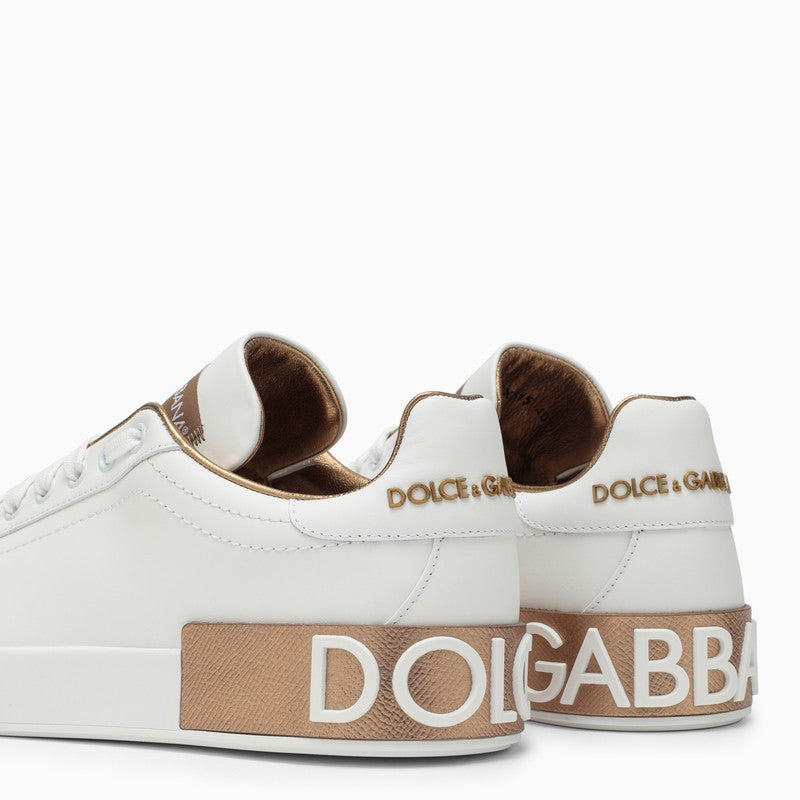 DOLCE & GABBANA Luxurious Leather sneakers for the fashion-forward woman