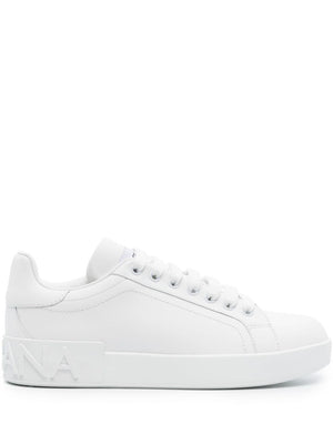 DOLCE & GABBANA Fashionable Women's White Sneakers - CK1544A106580001