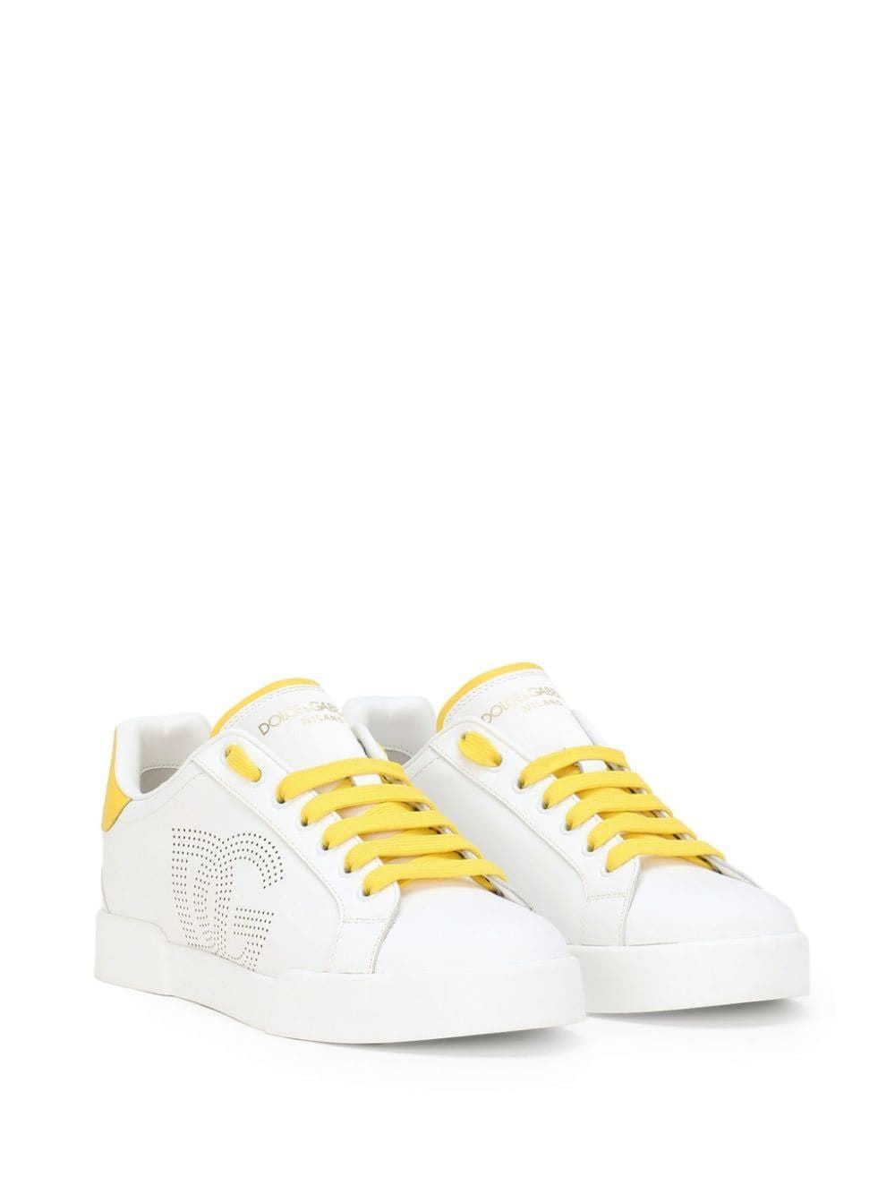 DOLCE & GABBANA Portofino Leather Sneakers