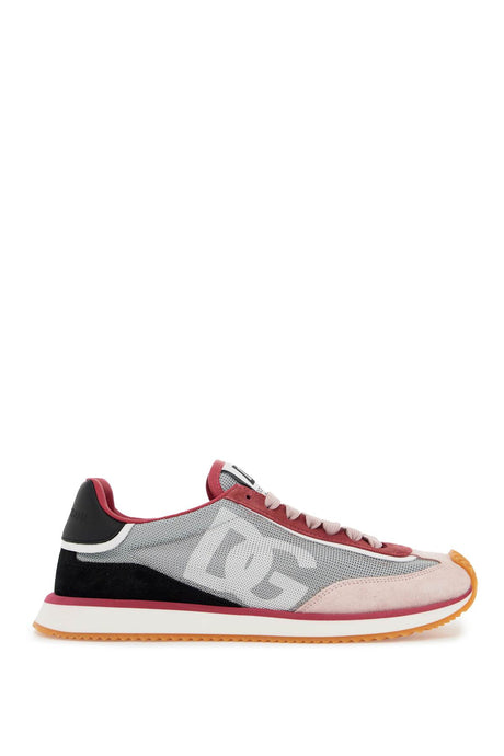 DOLCE & GABBANA Chic Cushion Lace-Up Sneakers