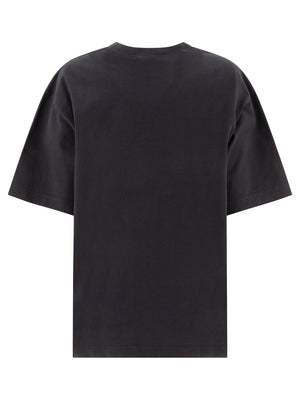 ACNE STUDIOS Elegant U-Styled Black Tee for Women