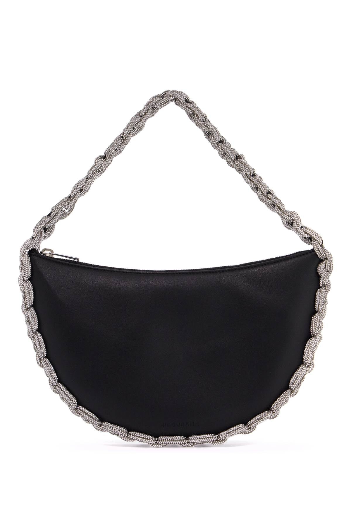 HIBOURAMA Mini Fortune Cookie-Inspired Handbag with Crystals