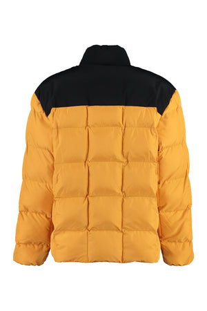 MARCELO BURLON Men's Ocher Full Zip Down Jacket for FW23