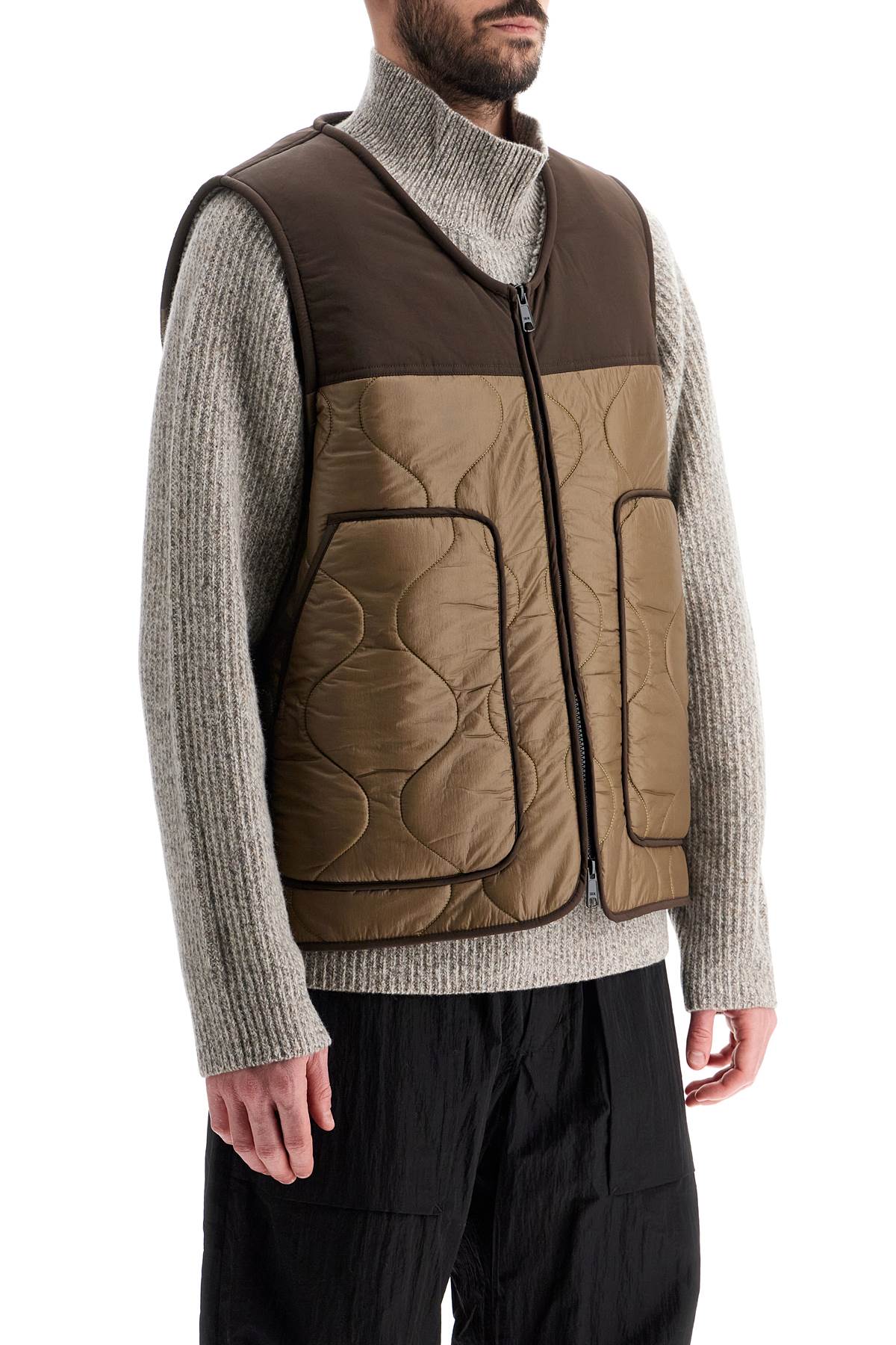 WOOLRICH Men's Sherpa-Lined Quilted Vest - Regular Fit