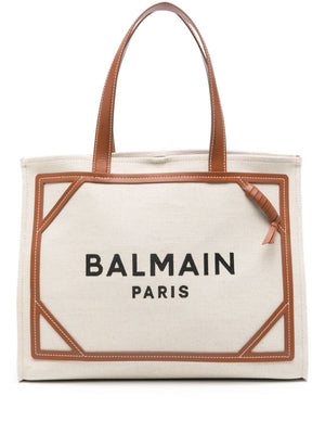 BALMAIN Fashionable Beige Tote Bag for Women - 2024 Collection