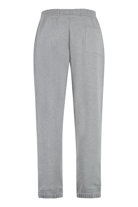 ZEGNA Men's Grey Cotton Track Pants for FW23