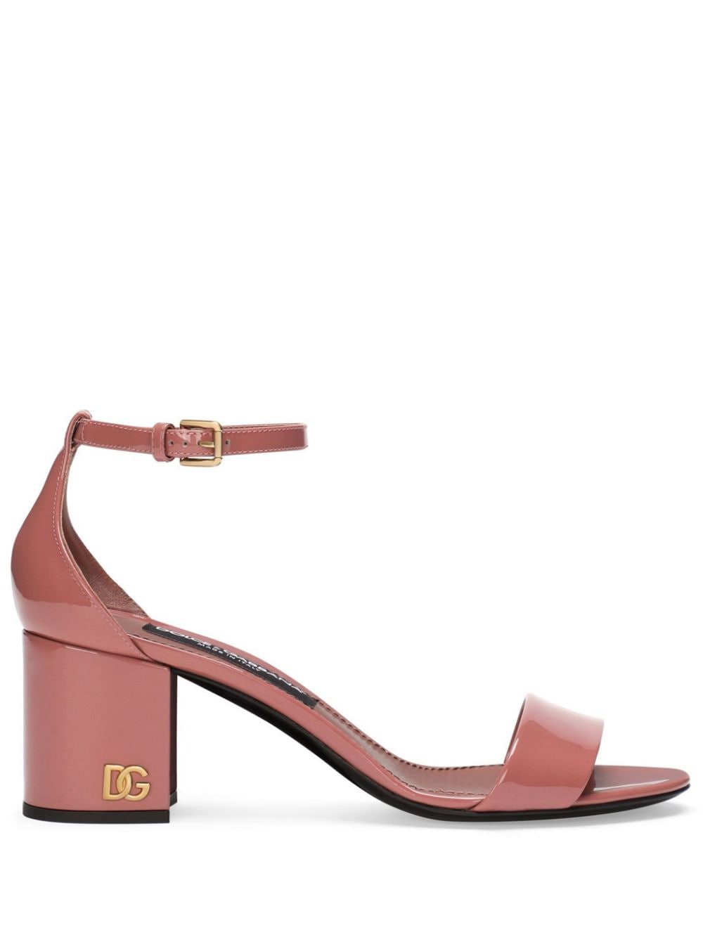 DOLCE & GABBANA Glossy Pink Sandals - Italian Craftsmanship and Luxury