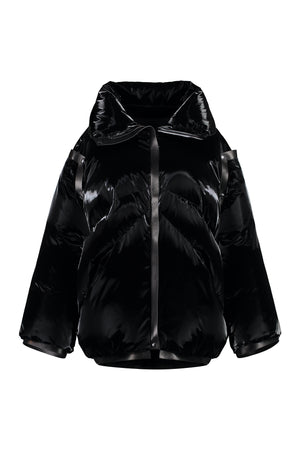 TOM FORD Black Glossy Nylon Down Jacket for Women