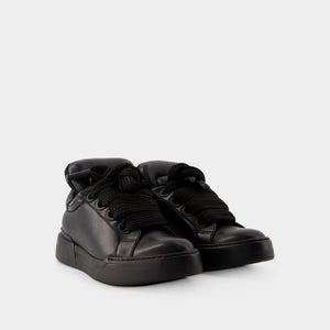 DOLCE & GABBANA Luxurious and Versatile Black Sneakers for Men - FW23 Collection