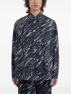 MARNI Sketch-Style Cotton Shirt for Men